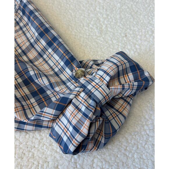 Duluth Trading Co Plaid Shirt Men 3XL Blue Long Sleeve Lightweight - Picture 8 of 9